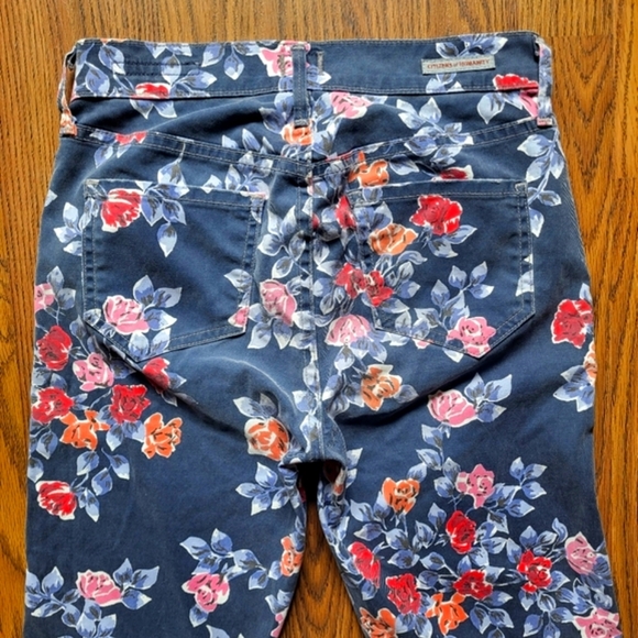 Citizens Of Humanity Mandy High Waist Retro Slim Floral Jeans Size 25 USA B23 - Picture 12 of 13